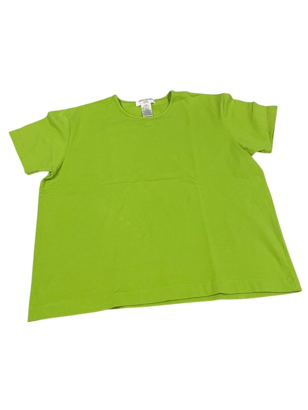 Vintage Jones New York Cotton Tee PL Green Casual Lounge Coastal Colorful Preppy